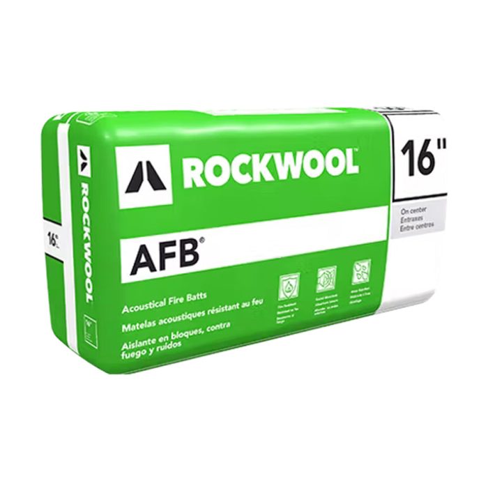 Rockwool AFB Acoustical Fire Batt Steel Stud Insulation - Image 1