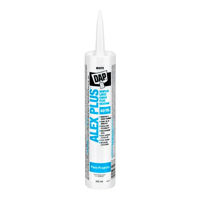Dap Alex Plus® All-Purpose Acrylic Latex Caulk Plus Silicone - Image 1