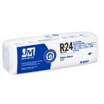 Johns Manville R24 Fibreglass Batt Insulation 38.51-Sq. Ft. 2 x 6 Walls and Wood Framing