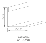 OWAcliq 15/16" Wall Mould — 12' [1 Piece] - Image 2