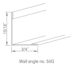 OWAcliq 9/16" Wall Mould — 12' [1 Piece] - Image 2
