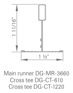 OWA Drywall Grid Main Runner — 12' [1 Piece] - Image 2